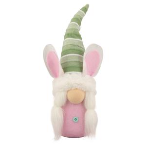 Northlight Gnome Girl with Bunny Ears Easter Figurine