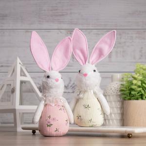 Northlight 11in. Spring Floral Easter Bunny Figurine alternate view
