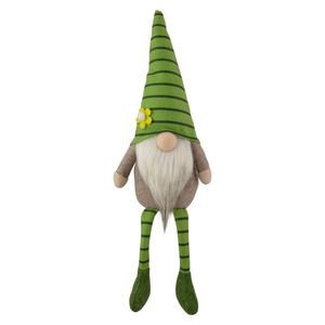 Northlight Striped Gnome with Crossed Legs