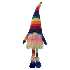 Northlight Striped Rainbow Standing Springtime Gnome