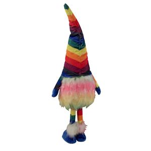 Northlight Striped Rainbow Standing Springtime Gnome alternate view
