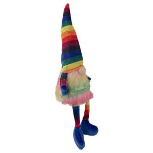 Northlight Striped Rainbow Springtime Gnome Figurine alternate view