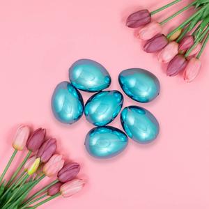 Northlight 6ct. Metallic Easter Eggs alternate view