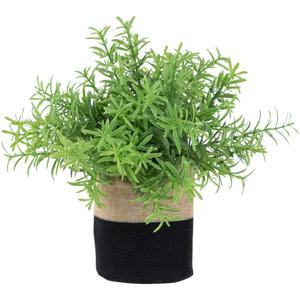Northlight Artificial Spring Foliage Burlap Potted Plant