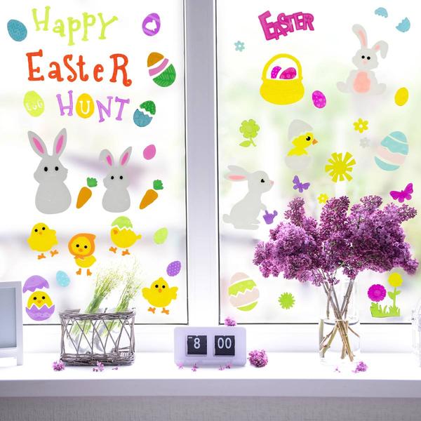 Northlight Easter Gel Window Clings - Set of 6 alternate view