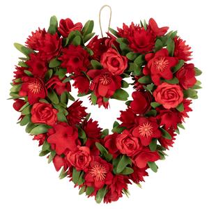 Northlight Artificial Valentine's Day Heart Wreath