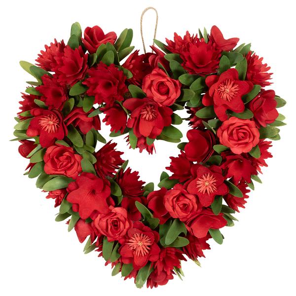 Northlight Artificial Valentine's Day Heart Wreath