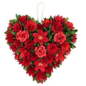 Northlight Artificial Valentine's Day Wood Heart Wreath