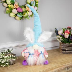 Northlight Girl Gnome with Bunny Ears Easter Figurine alternate view