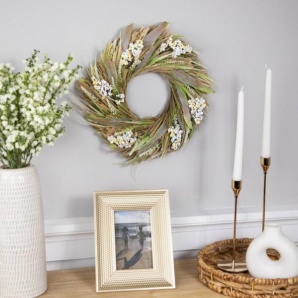 Northlight Artificial Mixed Foliage Spring Wreath alternate view