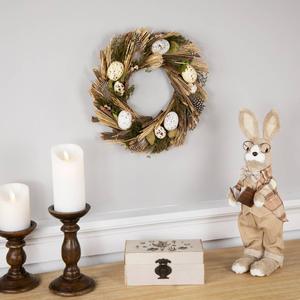 Northlight Eggs & Feathers Artificial Easter Wreath alternate view