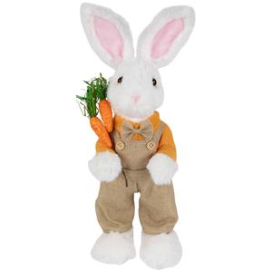 Northlight Boy Rabbit with Overalls Easter Figurine