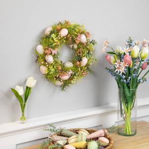 Northlight Eggs w/ Butterflies Artificial Easter Wreath alternate view