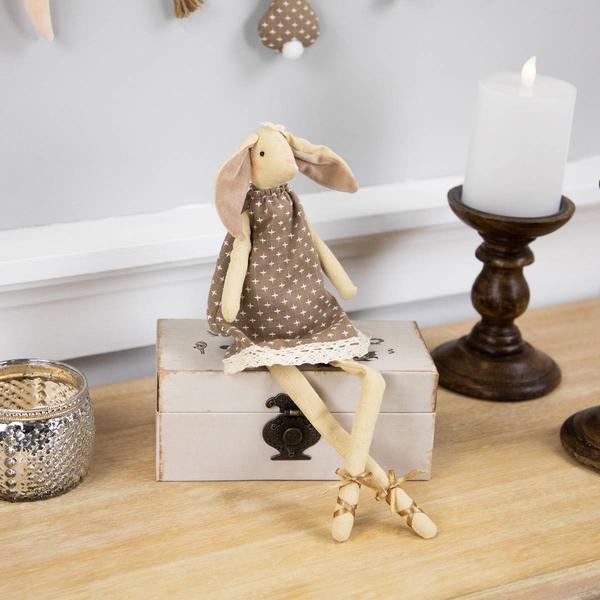 Northlight Sitting Ballerina Girl Bunny Easter Figurine