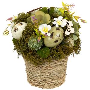 Northlight Mixed Floral & Easter Egg Artificial Plant