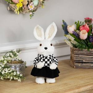 Northlight Girl Easter Rabbit in Dress Figurine alternate view