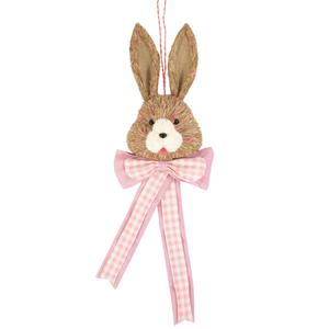 Northlight Easter Bunny with Bow Hanging Wall Decor