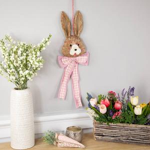 Northlight Easter Bunny with Bow Hanging Wall Decor alternate view