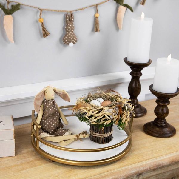 Northlight Bird's Nest with Eggs Easter Decor alternate view