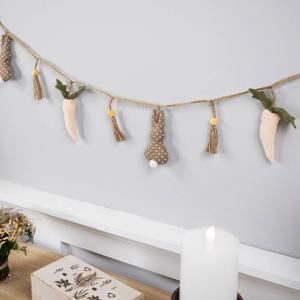 Northlight Carrots & Bunnies Plush Easter Garland alternate view