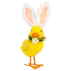 Northlight Duckling with Rabbit Ears Easter Figurine