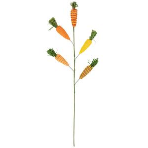 Northlight Striped Carrots Artificial Easter Spray