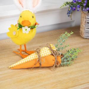 Northlight Fabric Carrot Easter Decor - Set of 3 alternate view