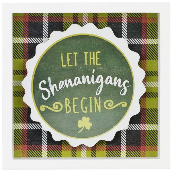 Northlight Let the Shenanigans Begin Wall Sign