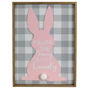 Northlight Follow the Bunny Easter Wall Sign