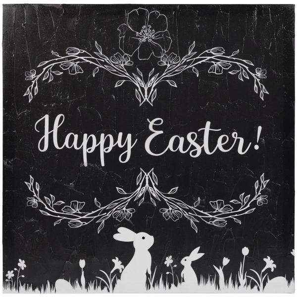 Northlight Happy Easter Bunnies Canvas Wall Art