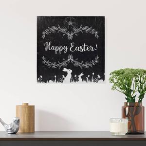 Northlight Happy Easter Bunnies Canvas Wall Art alternate view