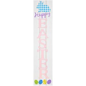 Northlight Happy Easter Wooden Porch Sign