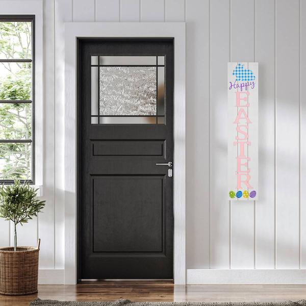 Northlight Happy Easter Wooden Porch Sign alternate view