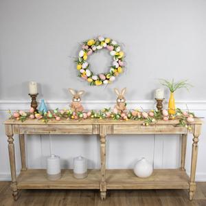 Northlight Easter Eggs & Flower Buds Artificial Garland alternate view