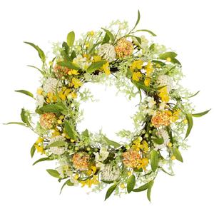 Northlight Artificial Berries & Thistle Spring Wreath