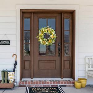 Northlight Artificial Berries & Thistle Spring Wreath alternate view