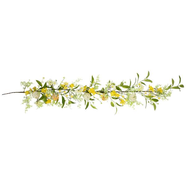 Northlight Artificial Berry & Thistle Spring Garland