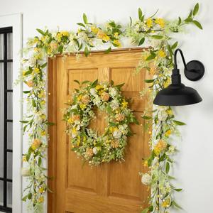 Northlight Artificial Berry & Thistle Spring Garland alternate view