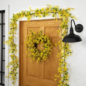 Northlight Artificial Forsythia & Berry Spring Garland alternate view