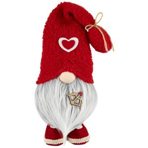 Northlight Valentine's Day Gnome Figurine w/ Bow & Arrow