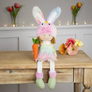 Northlight Girl Easter Figurine with Dangling Legs alternate view