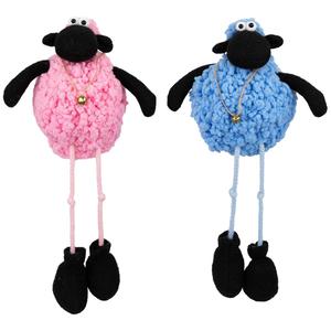Northlight Boy & Girl Plush Lamb Sitting Easter Figurine
