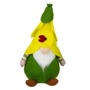 Northlight Gnome with Ladybug Spring Figurine