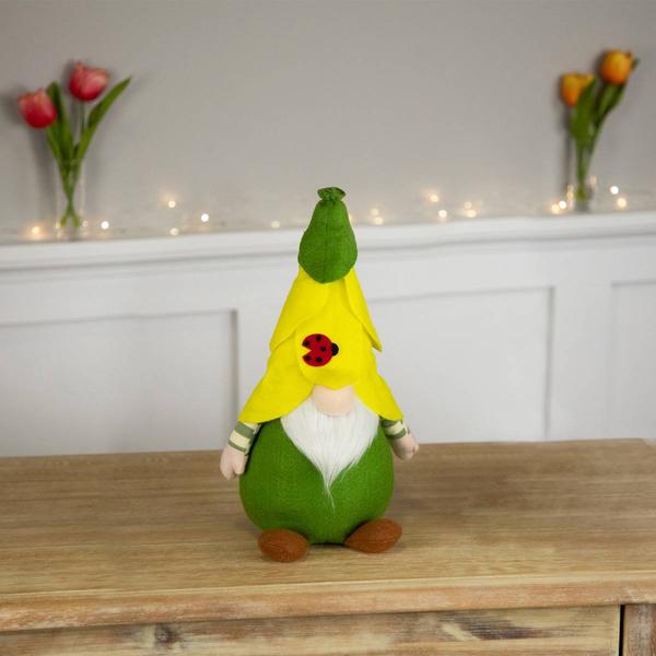 Northlight Gnome with Ladybug Spring Figurine alternate view