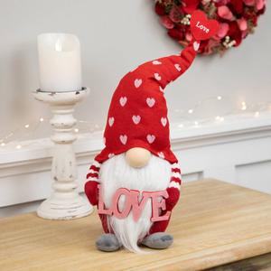 Northlight Hearts & Love Valentine's Day Gnome Figurine alternate view