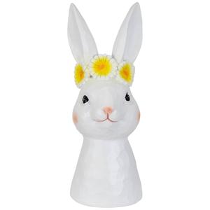 Northlight Easter Bunny with Flower Crown Figurine