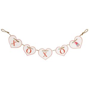 Northlight Hearts XOXO Valentine's Day Metal Banner