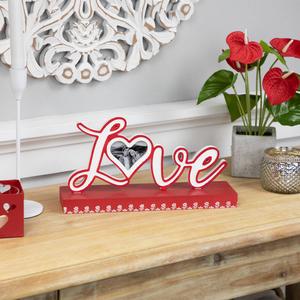 Northlight Love Valentine's Day Photo Frame - 2.75x2.5 alternate view