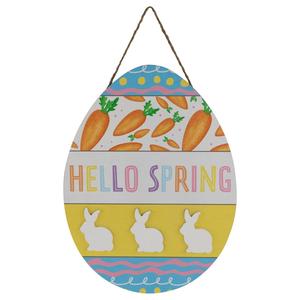 Northlight Hello Spring Easter Egg Wall Sign