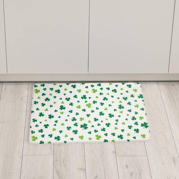 Northlight Shamrock St. Patrick's Day Kitchen Mat alternate view